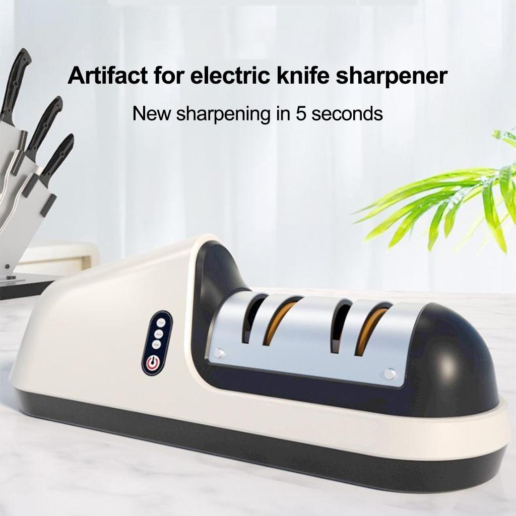Professional Electric Knife Scissor Sharpener Grinder Polish Blades Cutter