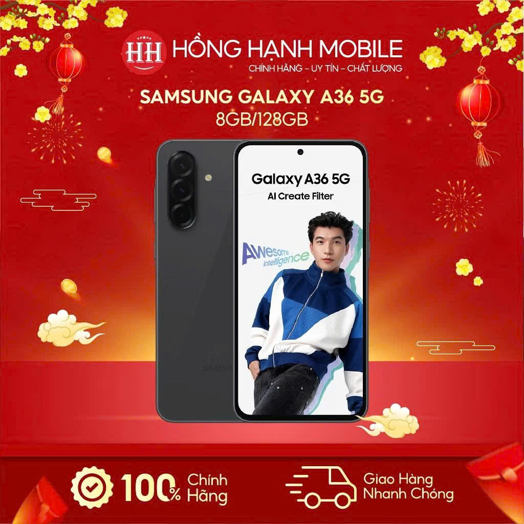 Điện Thoại Samsung Galaxy A36 5G 8GB/128GB - Hàng Chính Hãng