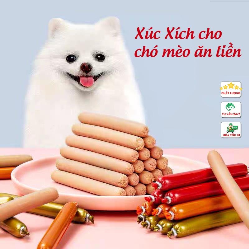 Xúc xích cho chó mèo ăn liền - Xúc Xích cho chó 15gr - Pi Pet Store