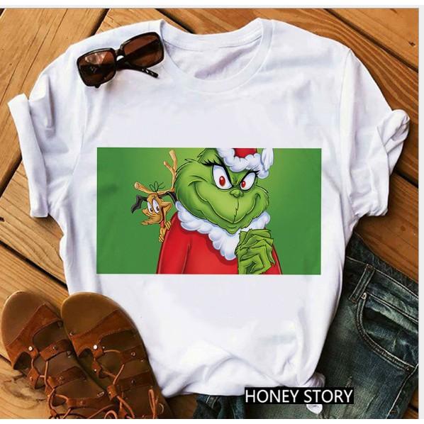 Áo in hình Grinch kẻ cắp đêm giáng sinh, mẫu áo giáng sinh hot nhất hiện nay