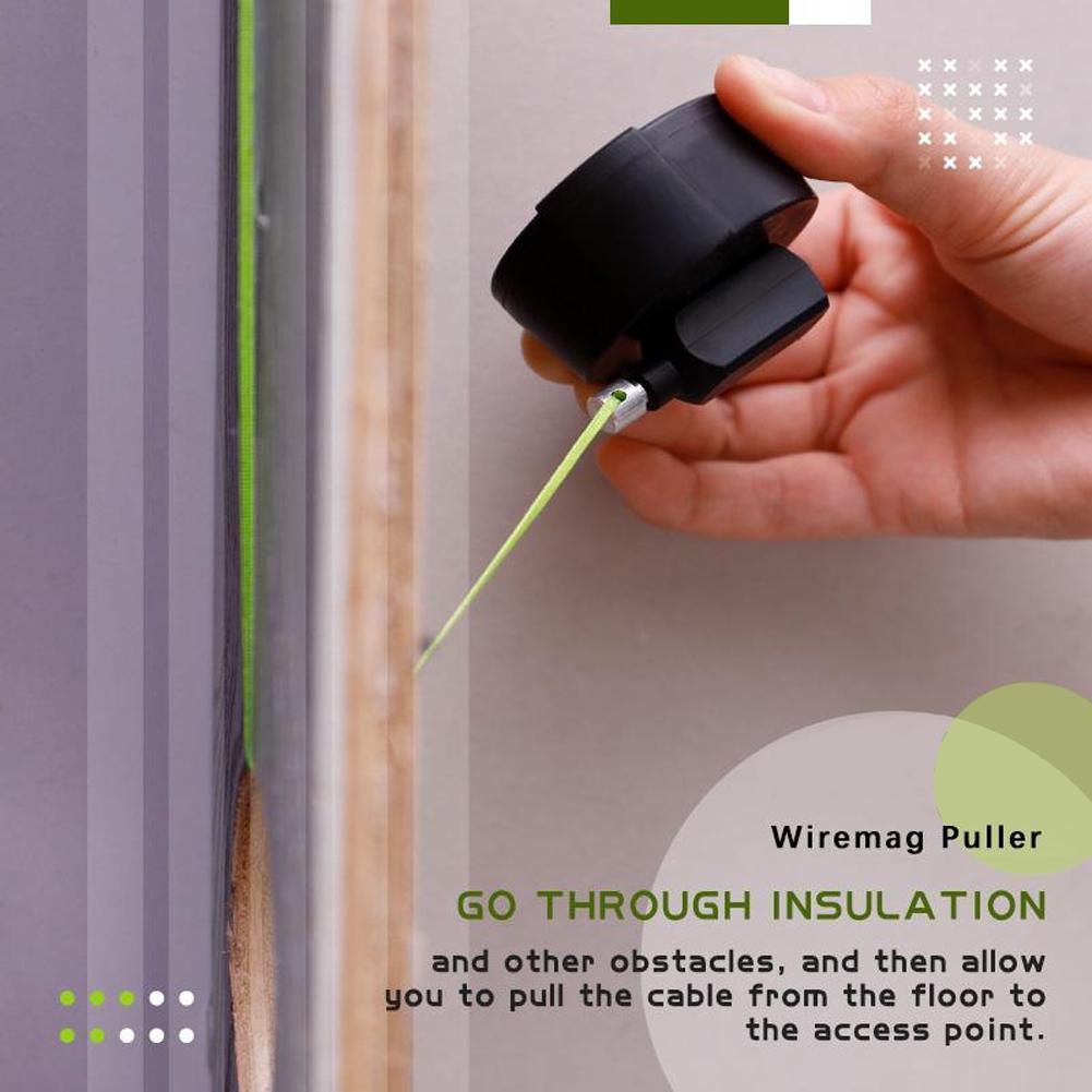 Wire Net Wire Magnetics Pull Wire Tool Electrical Threading Wall Floor Pipes Wiring Threader Practical Tool