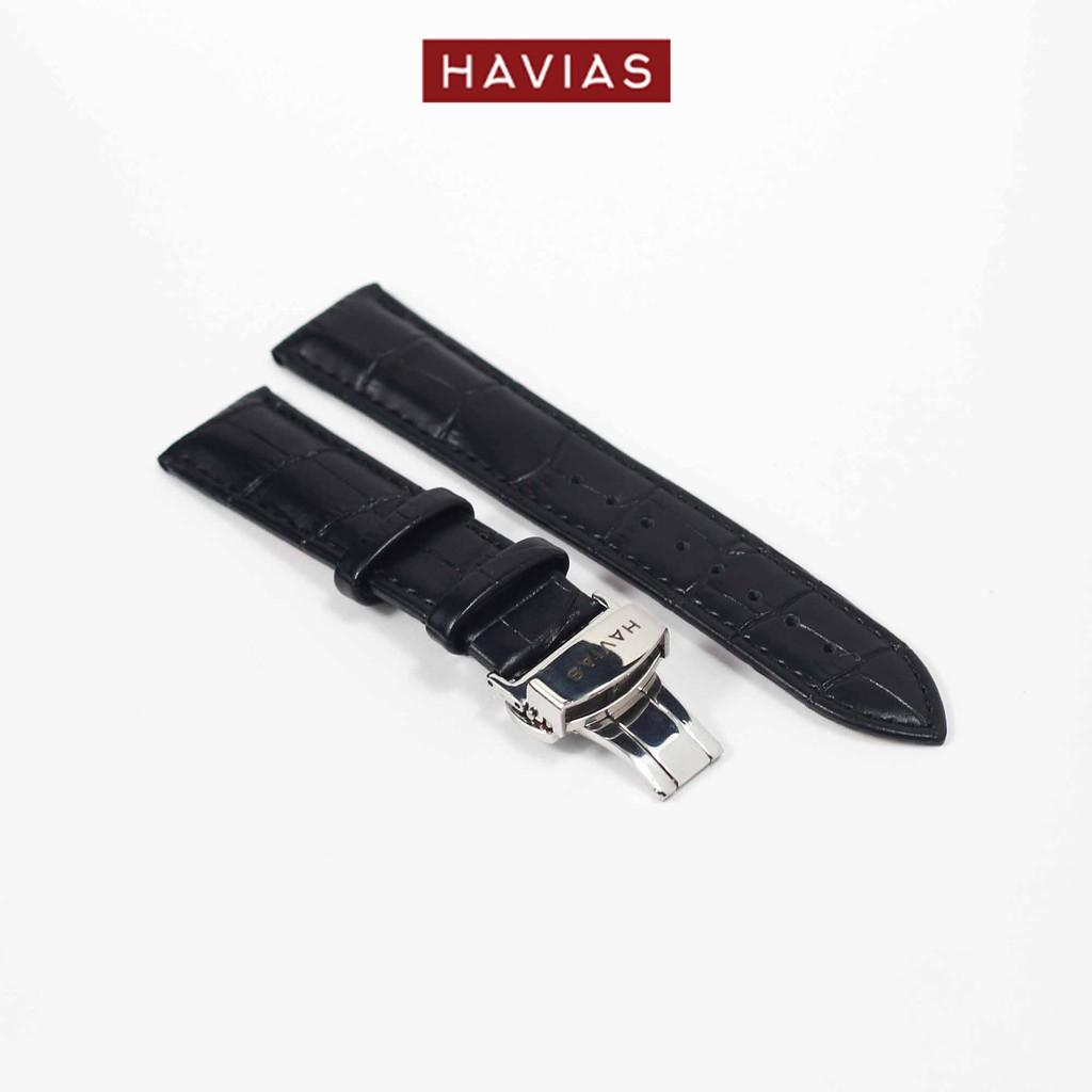 Dây đồng hồ HAVIAS Black Lux9 Silver