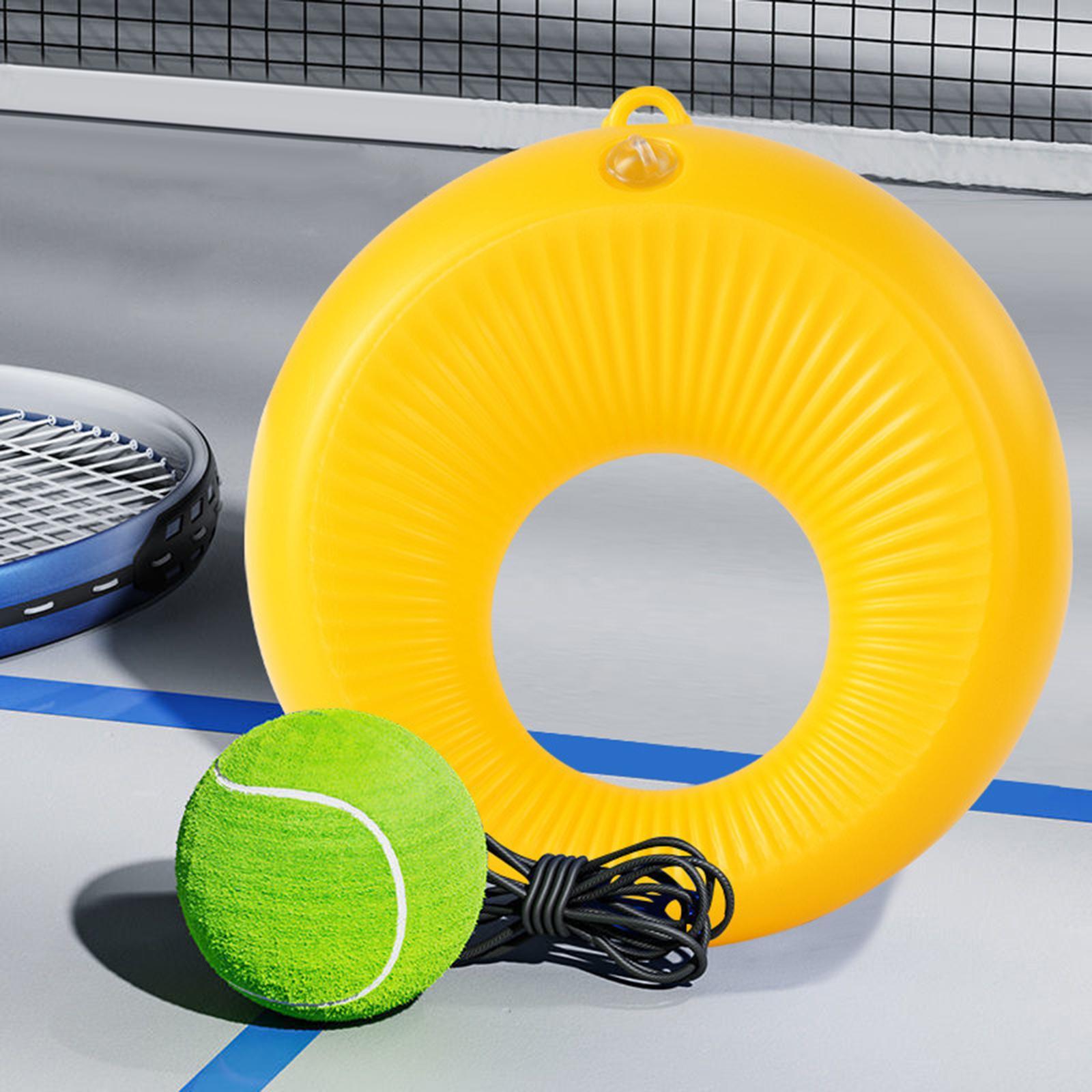 Tennis Ball with String Tennis Trainer Exerciser Hand Eye Coordination Self Tennis Training Tool Practice Gear for Beginners, Swing