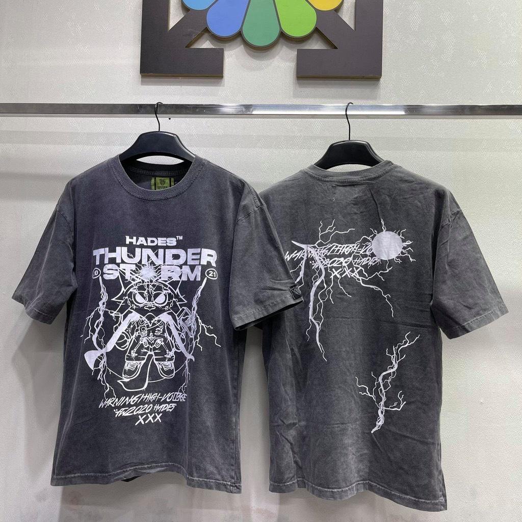 Áo thun unisex tay lỡ THUNDER STORM || Hany shop