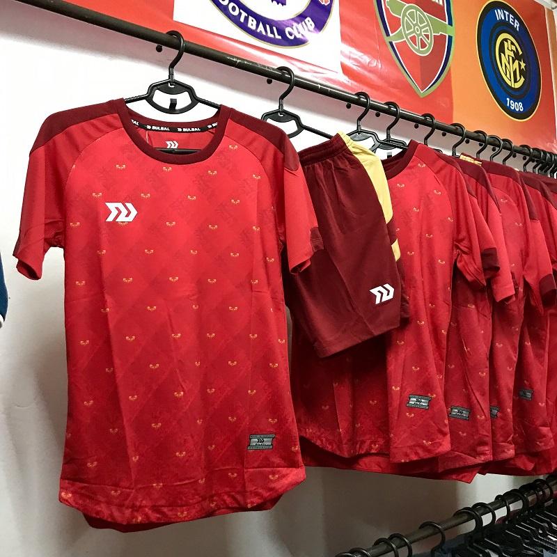 Bộ quần áo bóng đá thể thao hè chính hãng Bulbal Đỏ