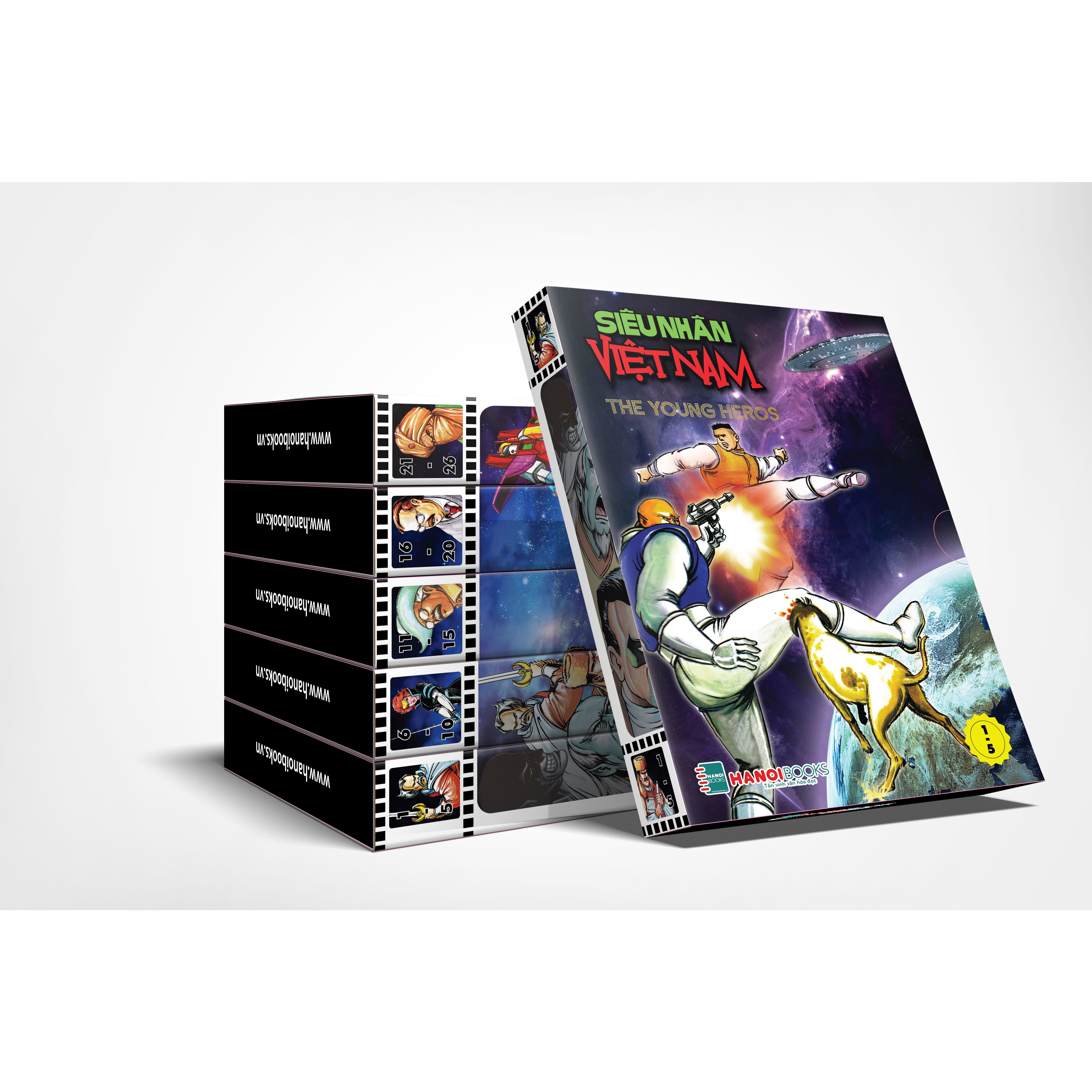 Boxset 1 : 5 tập Siêu Nhân Việt Nam