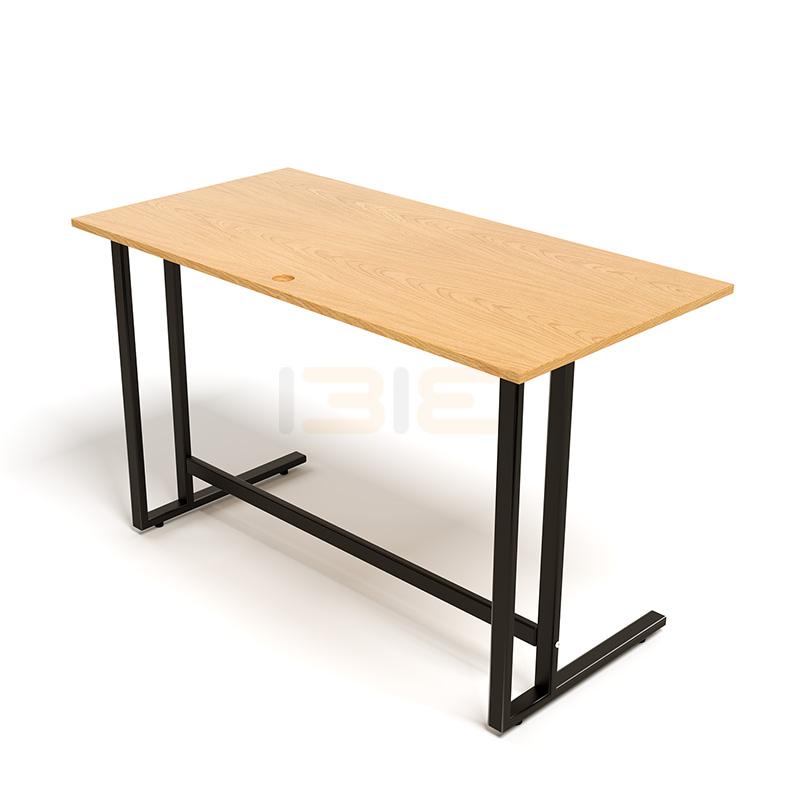 Bộ Bàn Oak-U Vân Gỗ Sồi Chân Đen Và Ghế Eames Chân Gỗ Đen IBIE TOOAUO12B-EAMSB