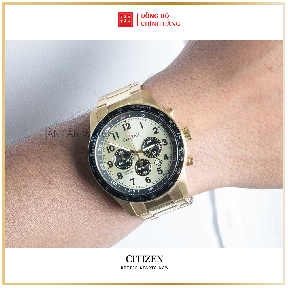 Đồng hồ Nam Citizen Quartz AN8162-57P 44mm