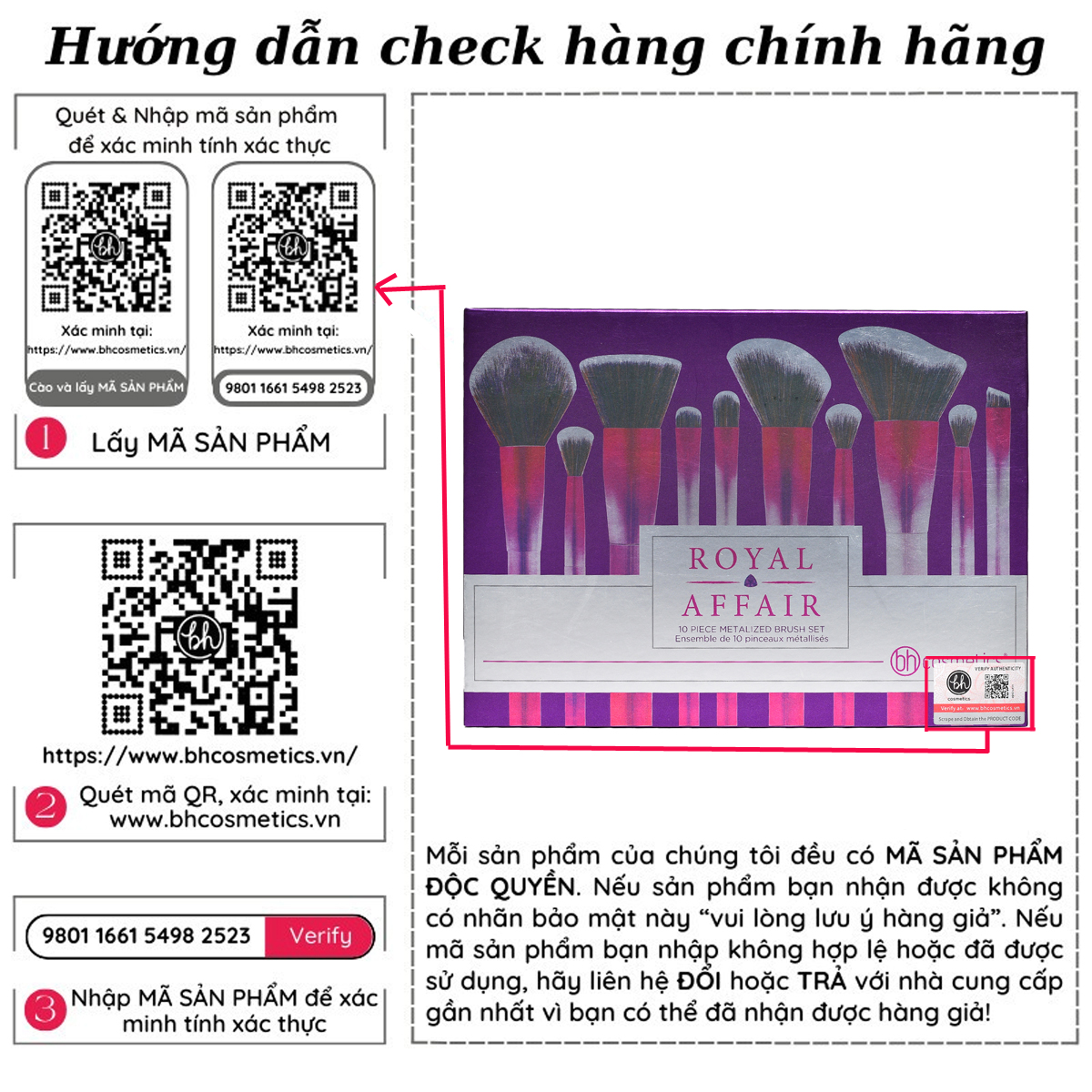 Bộ Cọ Trang Điểm Bh Cosmetics Royal Affair Brush Set