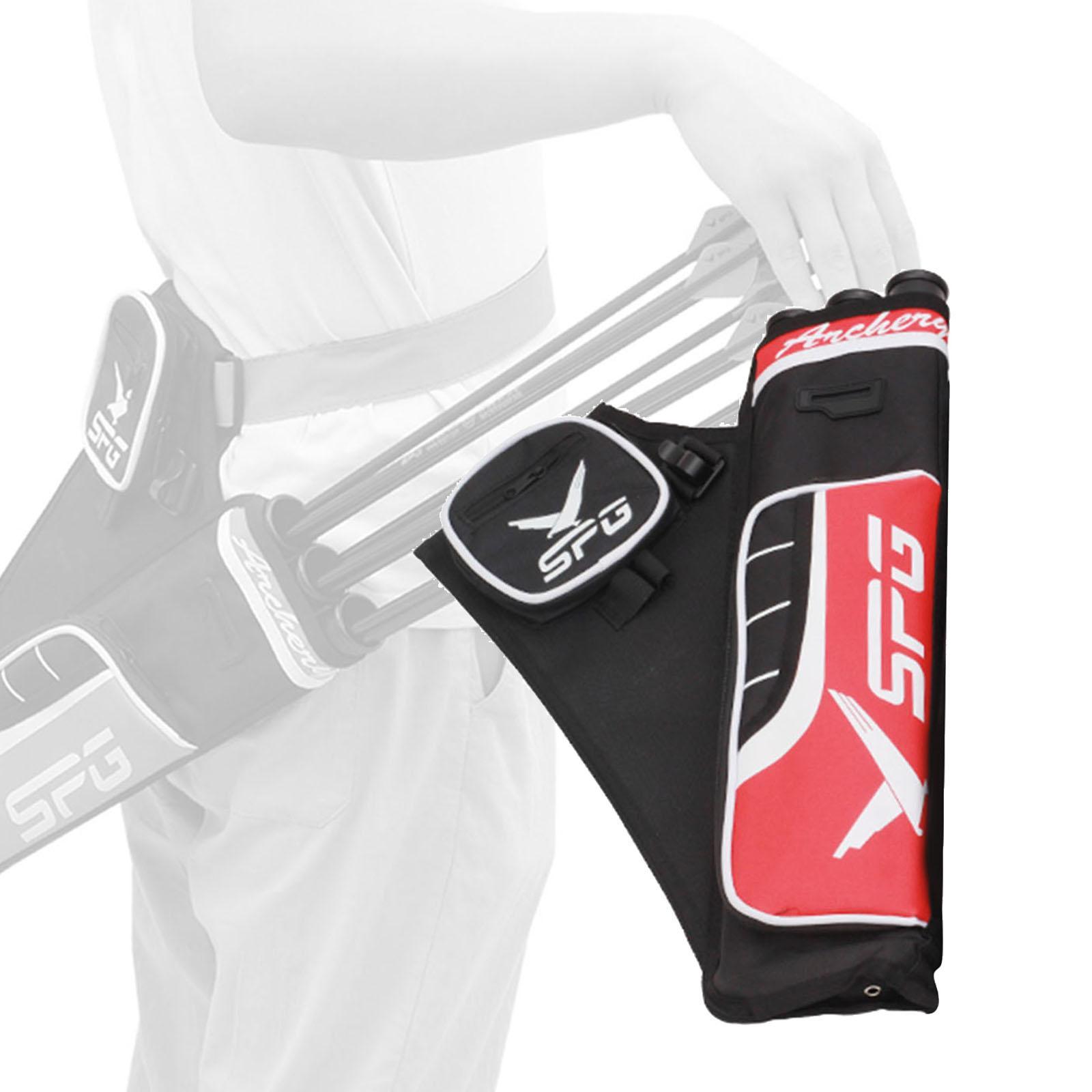 Pocket  Bow Bag Quiver Bag Three Tube Accessories red