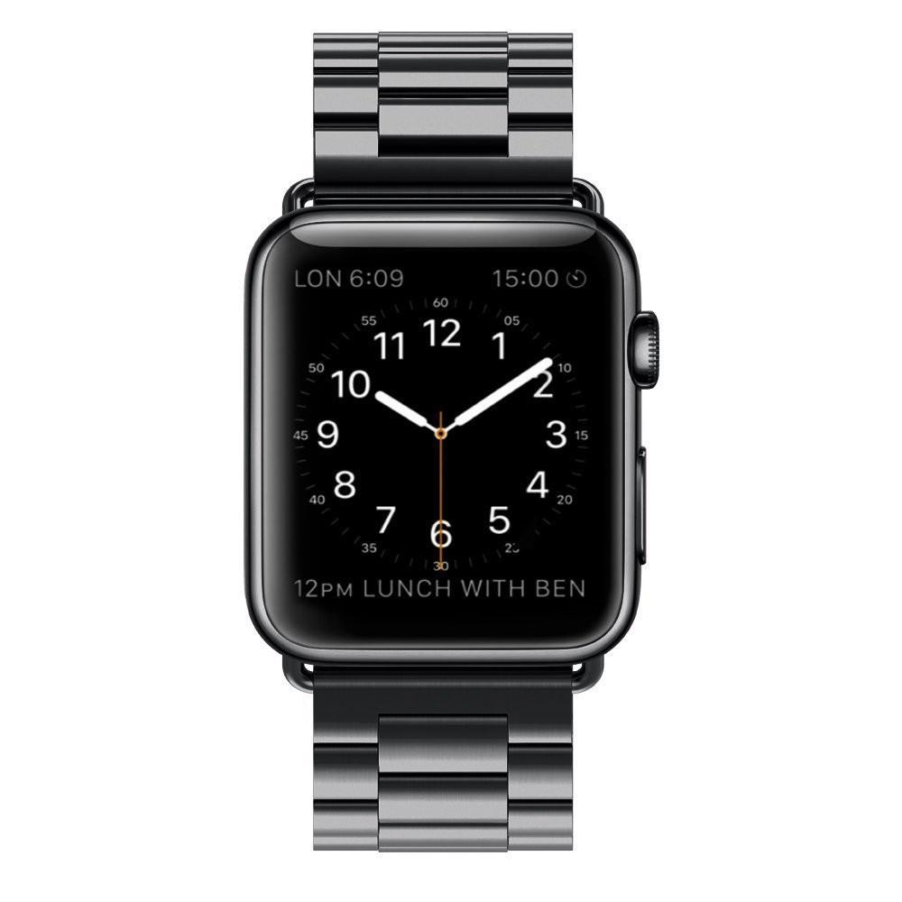 Dây đeo thay thế chất liệu thép không gỉ kiểu dáng cổ điển cho Apple Watch 1 2 3 4 5 6 SE 7