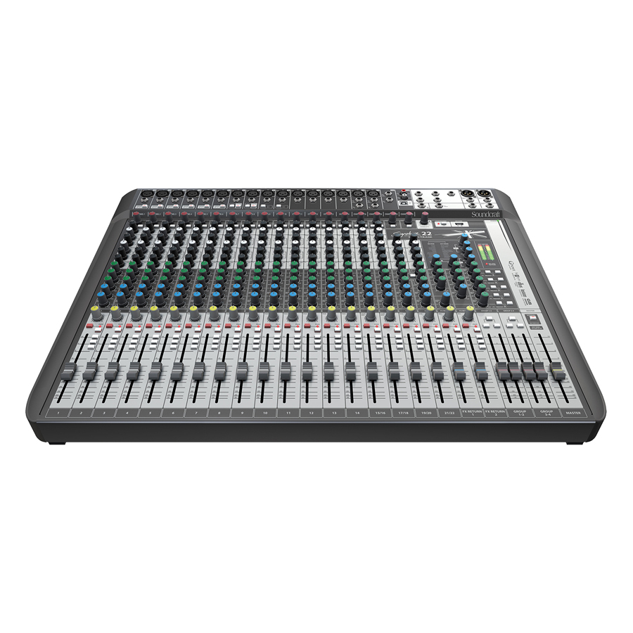 Bộ Trộn Âm Thanh Soundcraft Signature 22 MTK - Hàng Chính Hãng