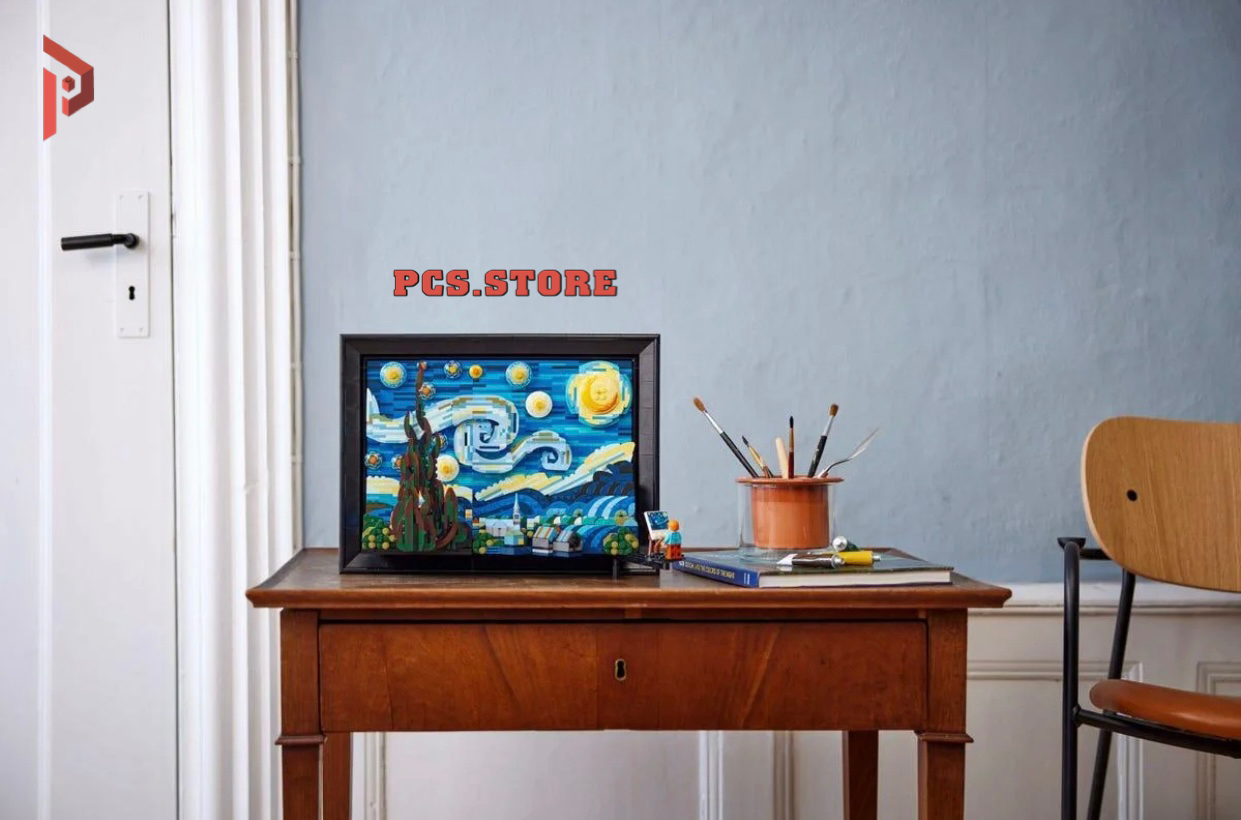 Đồ Chơi Lắp Ráp Mô Hình Tranh Van Goh Starry Night - PCS STORE