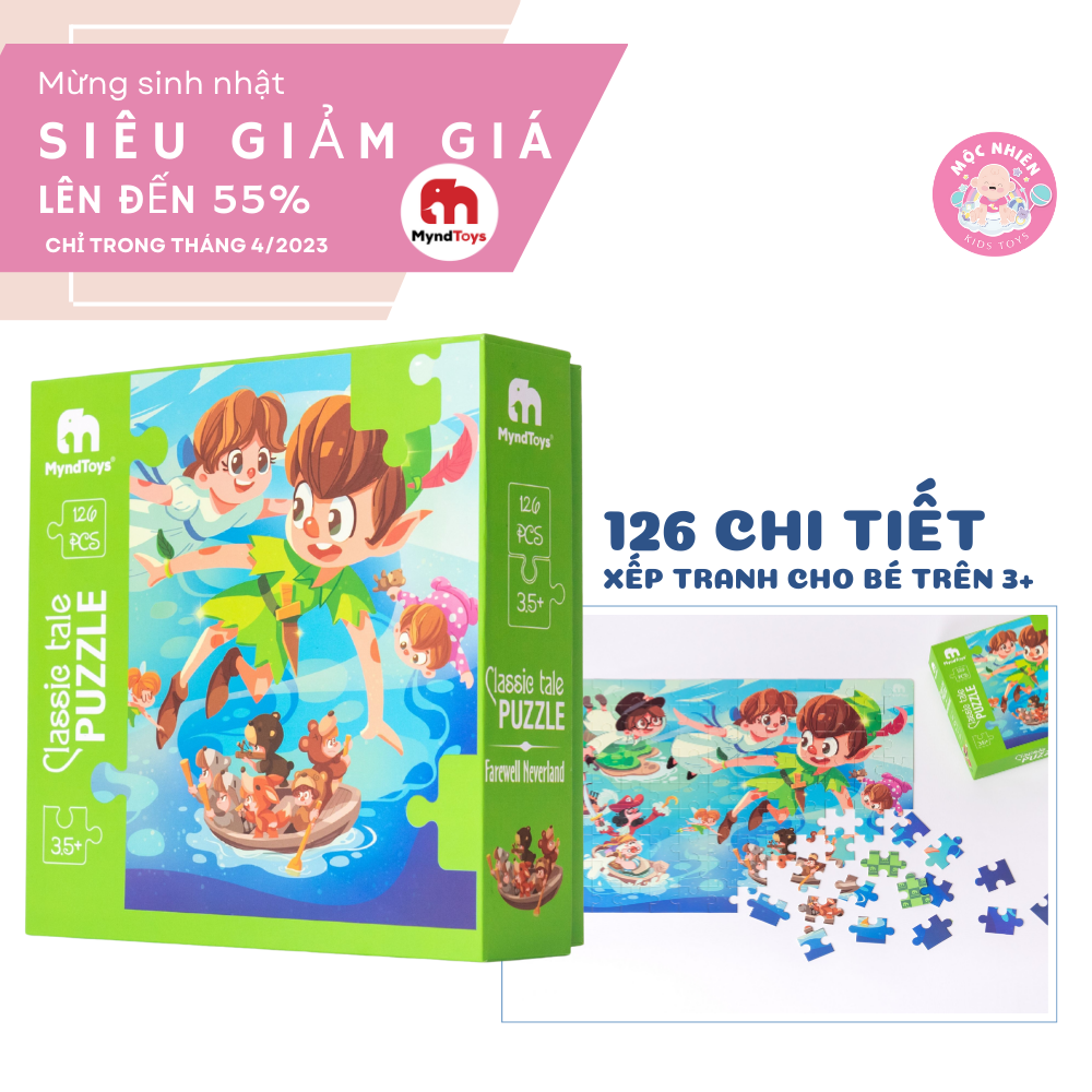 Đồ Chơi Xếp Hình MyndToys Classic Tale Puzzle Farewell Neverland Dành Cho Các Bé Trên 3 tuổi rưỡi