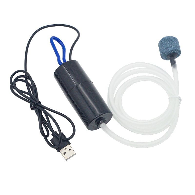 Bộ máy sục sủi khí oxy mini bể cá cảnh thủy sinh siêu êm hàng cao cấp
