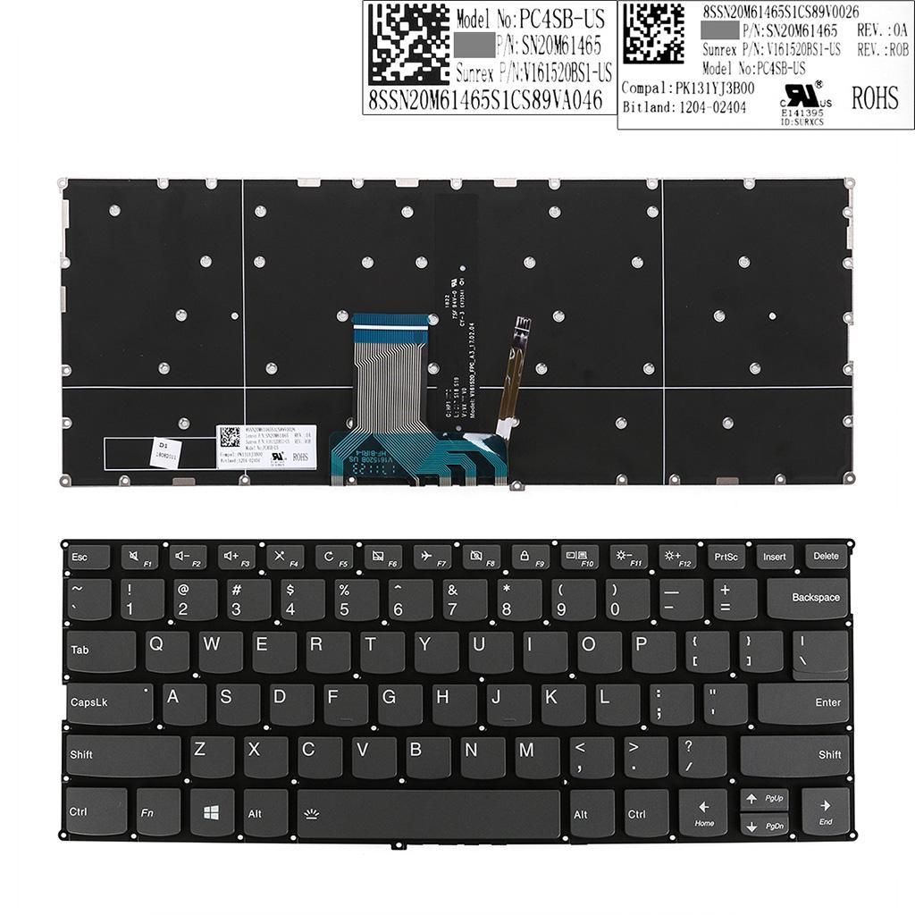 NEW  English Laptop Keyboard with Backlit for   320-13