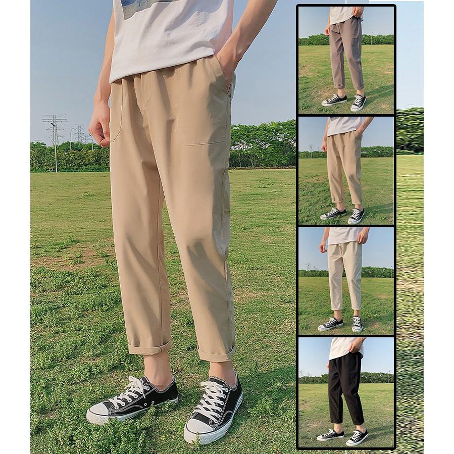 Quần Nam Kaki Basic Dáng Baggy Trơn Màu Phong Cách Trẻ Trung Thời Trang Zenkonu QUAN NAM 1000060V1