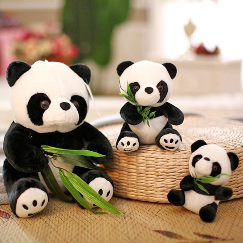 Gấu Bông Thú Bông Panda Gấu Trúc Trong Ống Tre Siêu Dễ Thương Quà Tặng Đáng Yêu