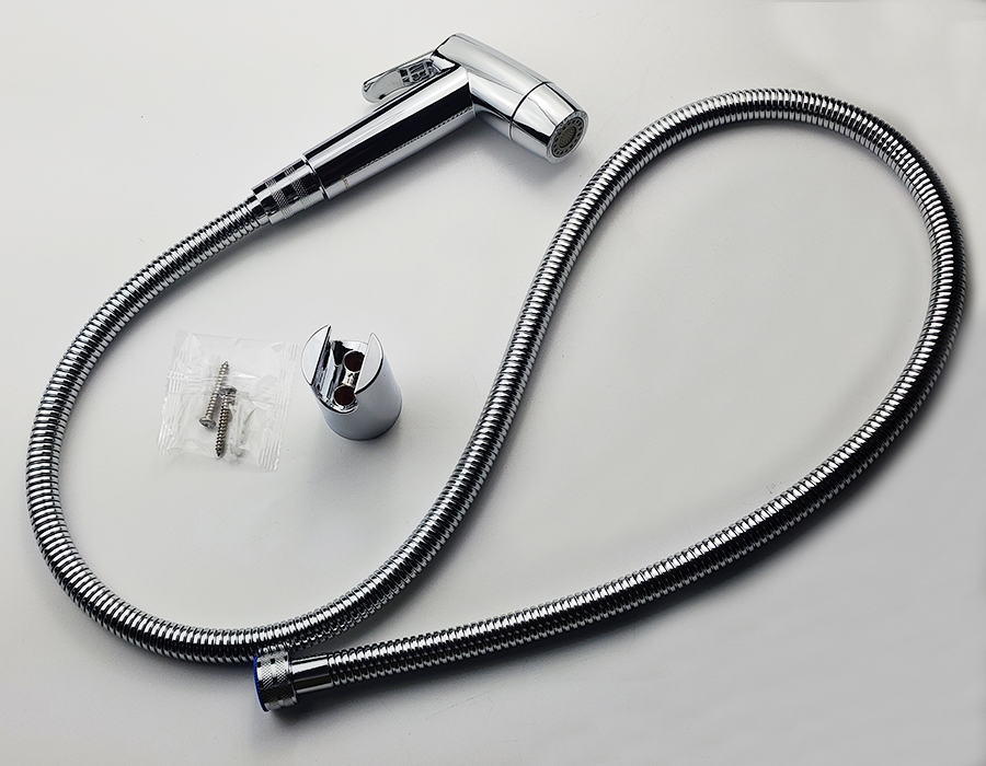 Bộ xịt vệ sinh 2 chế độ chảy, khóa thông minh Eurolife EL-X12-T ( Trắng)