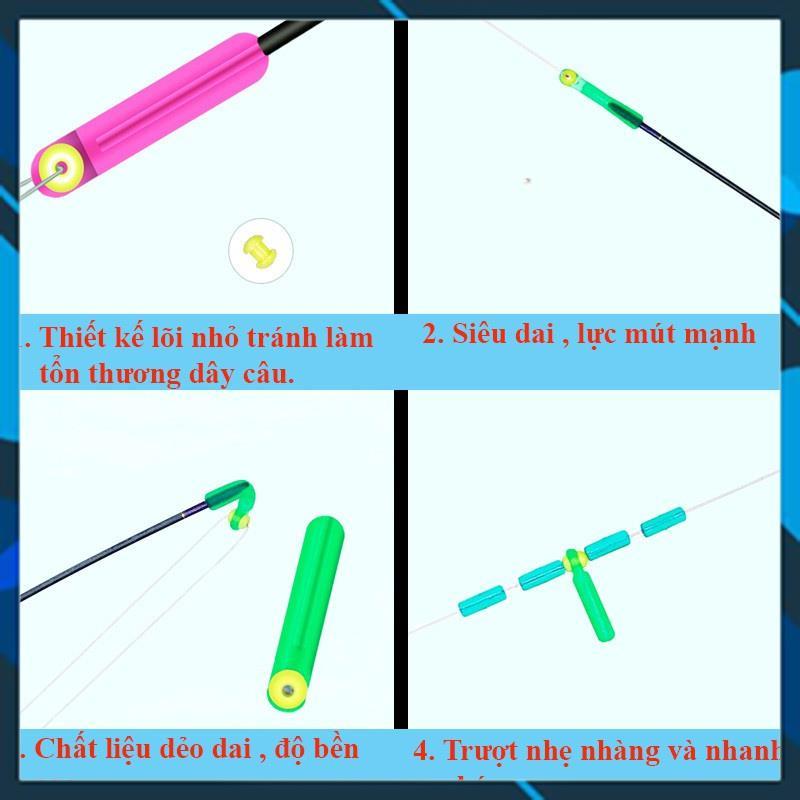 Chân Cắm Phao Câu Đài, Chân Cắm Phao Đại Lý Đồ Câu Cá Silicon Cao Cấp