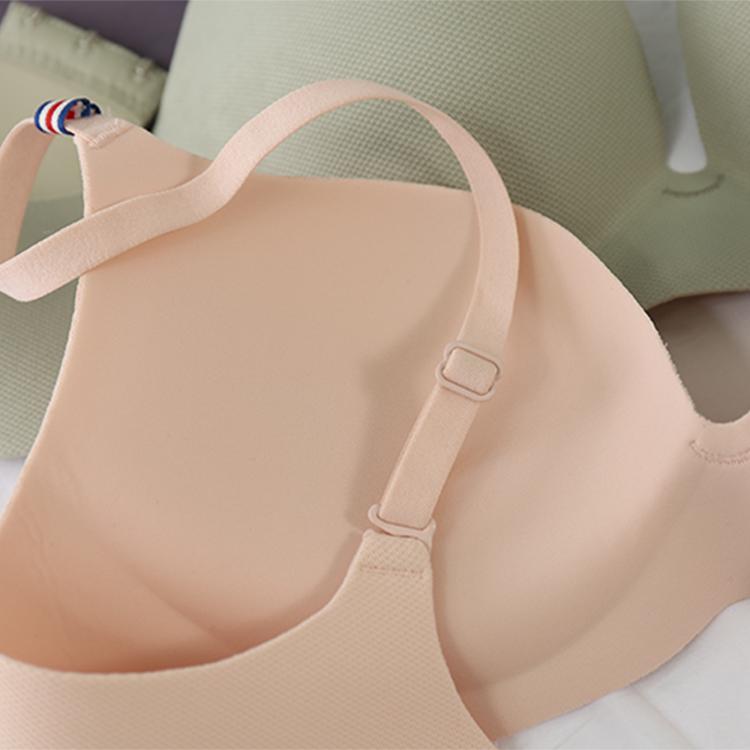 Áo ngực, Áo lót nữ su không gọng nâng ngực - Kem - 38/85AB