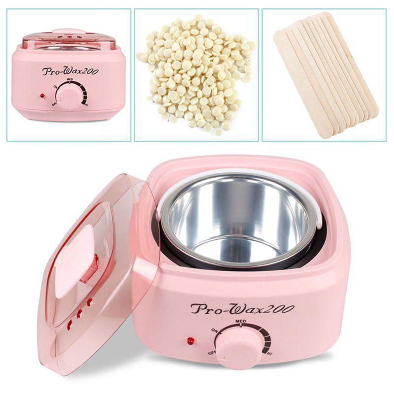 Nồi Nấu Sáp Wax Lông Pro - Wax 200 Thế Hệ Mới + Tặng Que Quết Sáp