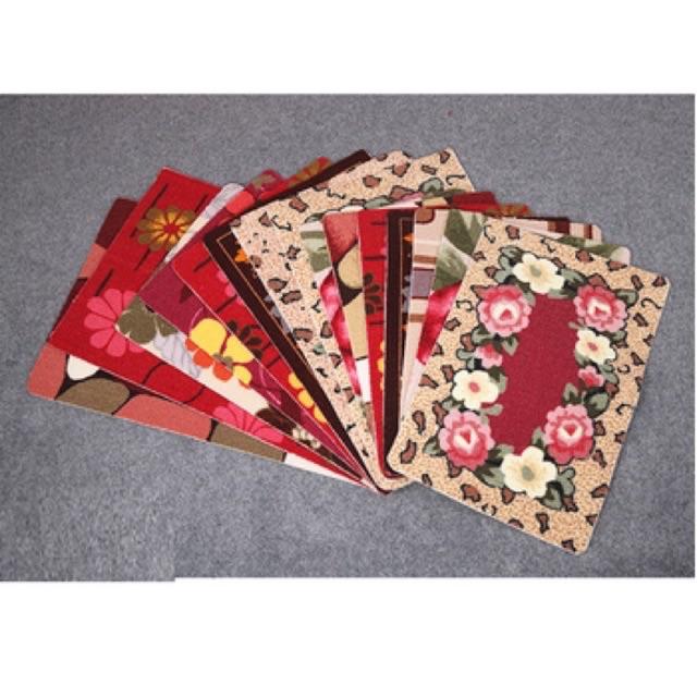 Thảm hoa 3D hàng dầy sang chảnh 40 x60 cm