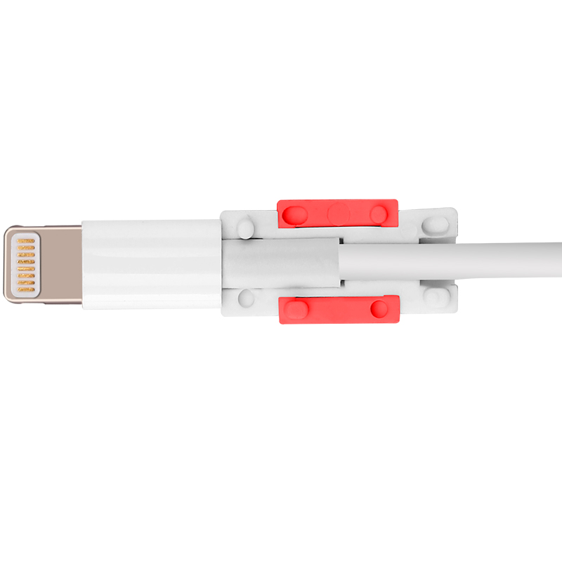 Đầu bọc bảo vệ cáp sạc Lightning (6chiếc/1túi) cho iphone 5/6/6S/7/7 Plus UGREEN LP127 40705 - Hàng chính hãng - Trắng