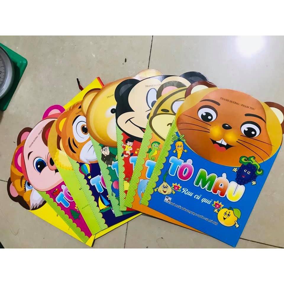 Bộ 8 set hình tô màu cho bé 8 chủ đề