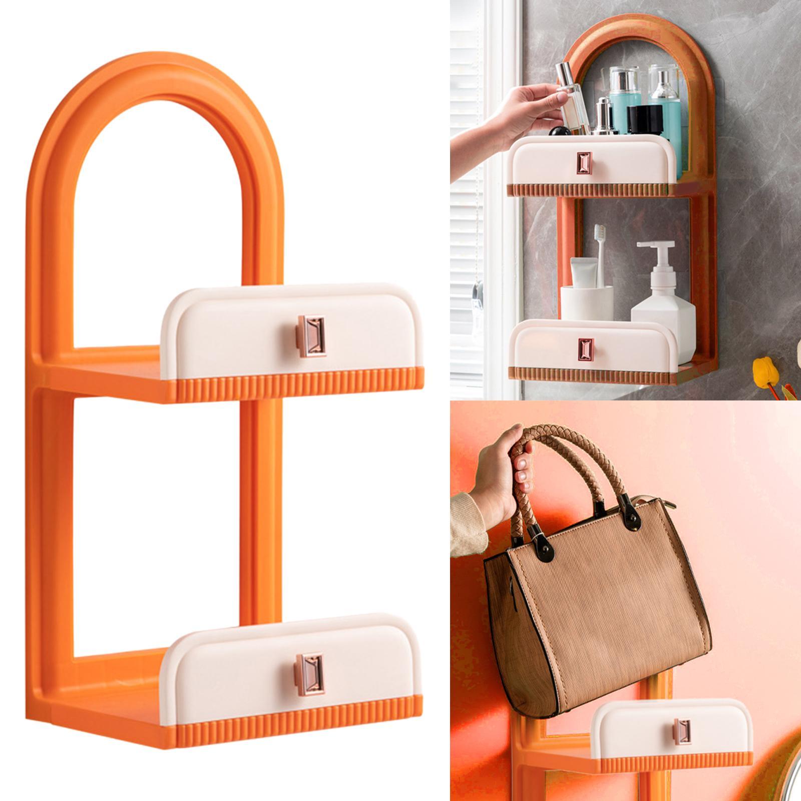 Cosmetic Holder Storage Shelf Makeup Display Rack for Kitchen Cupboard