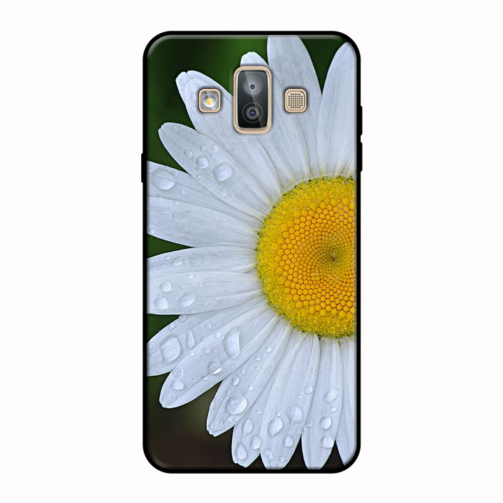 Ốp lưng điện thoại Samsung Galaxy J7 Duo viền dẻo TPU BST HOA Mẫu 16