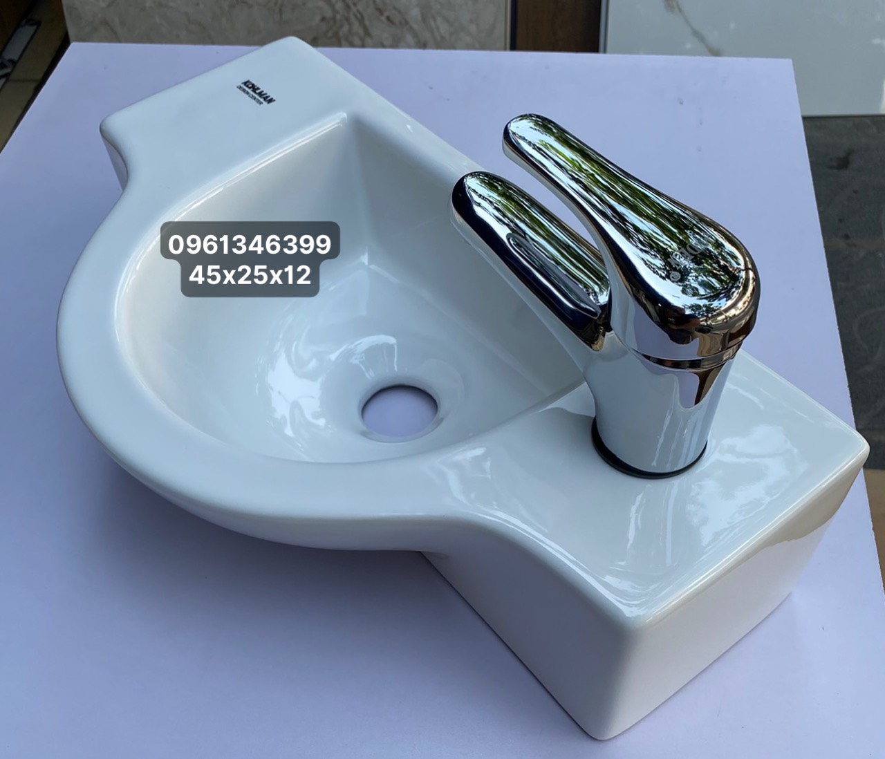 Vòi rửa mặt lavabo nóng lạnh 1 lỗ,  hàng đồng Joden