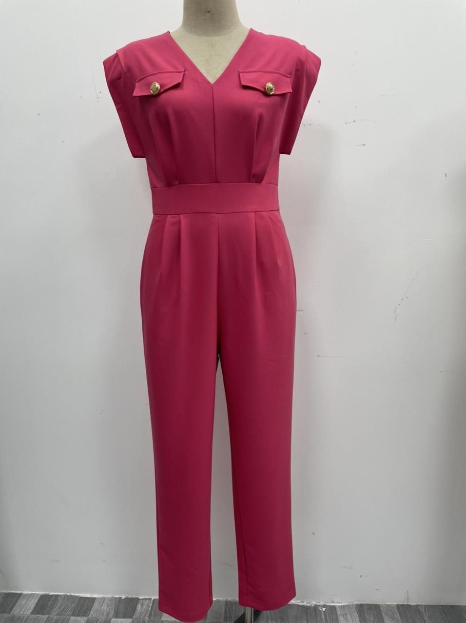 Jumpsuit Nữ CCHAT Kiểu Dáng Baggy Sát Nách Đai Xích Phong Cách Trẻ Trung 12JSS2001BT