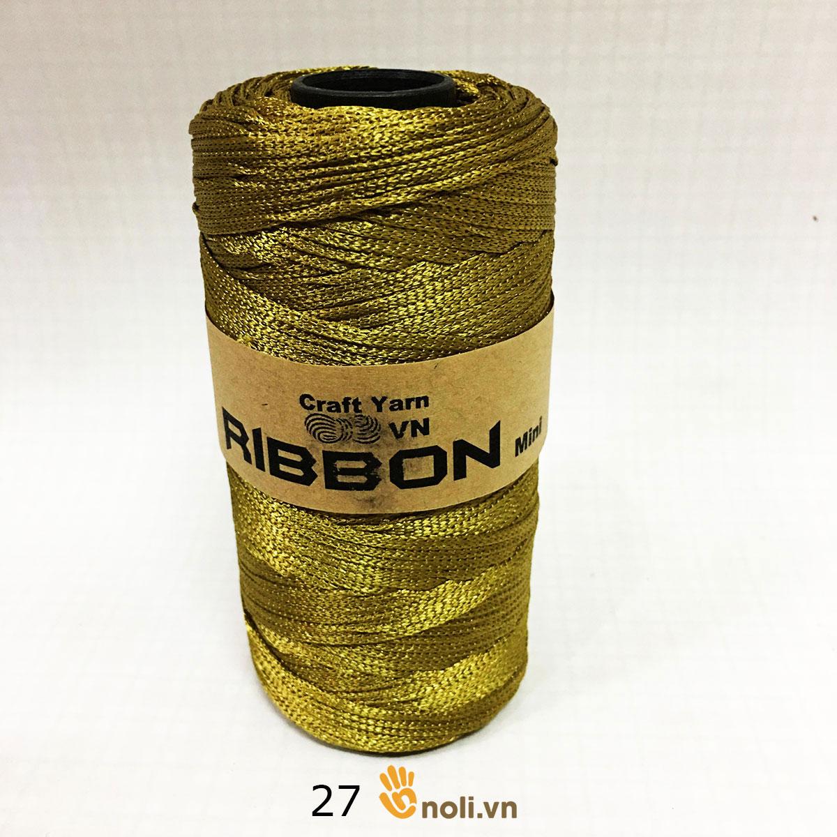 Sợi dệt ribbon chuyên móc mũ túi giày (Mã 21 đến 34)