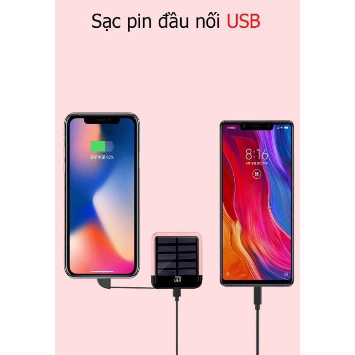 Pin sạc dự phòng năng lượng mặt trời siêu mỏng 5000mAh - ShopToro - AsiaMart