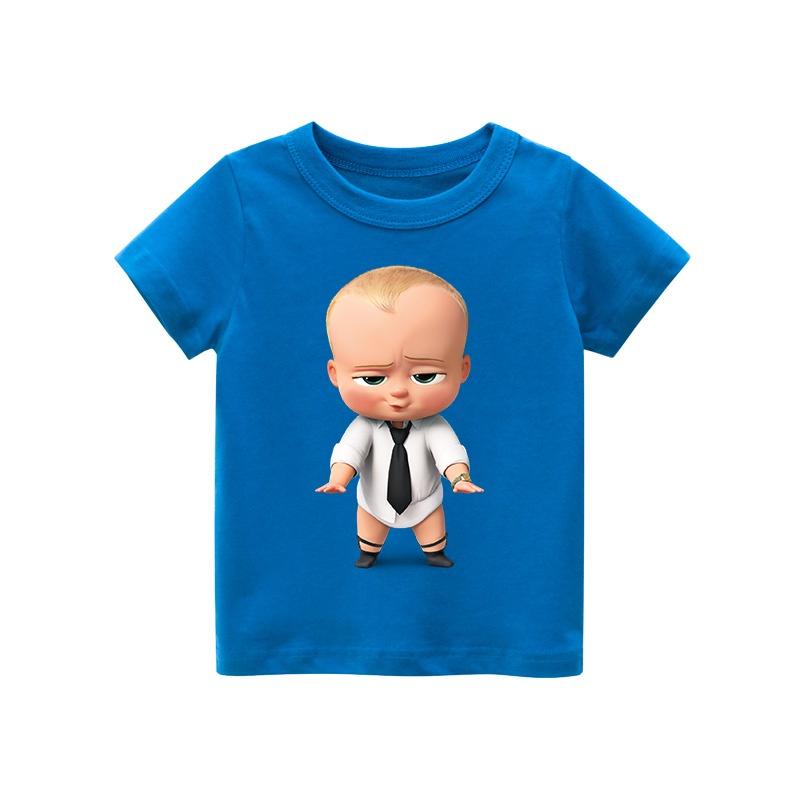 Áo thun trẻ em BABY BOSS, 8 màu áo, đầy đủ size có big size, MÀU KHÁC NHẮN TIN SHOP