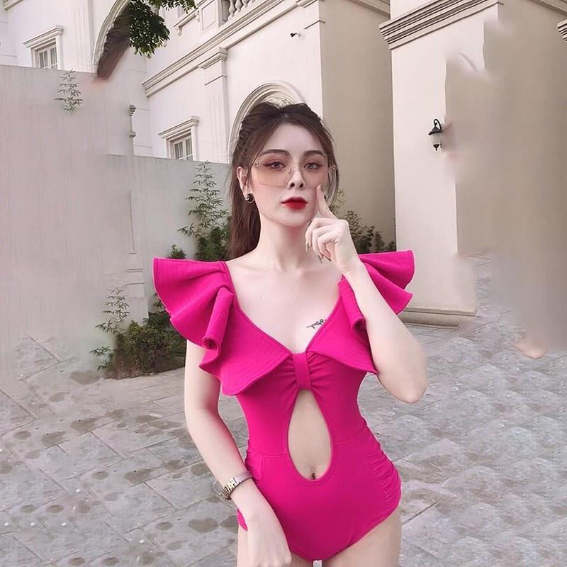 Bikini # Đồ Bơi Đi Biển Nữ Liền Thân Cánh Tiên Khoét Bụng Siêu Phẩm LT-067