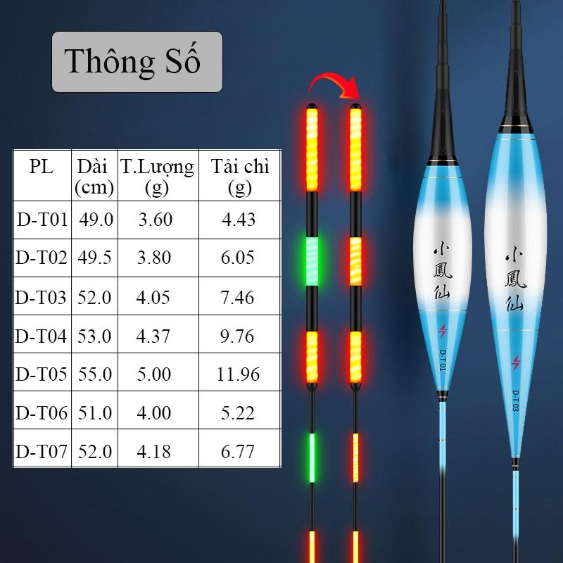 Phao Câu Đài Thông Minh Tiểu Phượng Hoàng cảm biến trọng lực, Đổi Màu khi cá cắn siêu nhạy PC-29