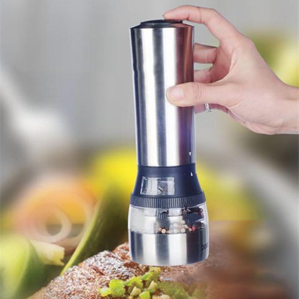 2 Trong 1 Máy Xay Tiêu Inox Gia Vị Muối Cối Xay Tiêu Cao Cấp Muối Sấy Thảo Mộc Máy Xay Cối Xay Gia Vị Phụ Kiện Nhà Bếp