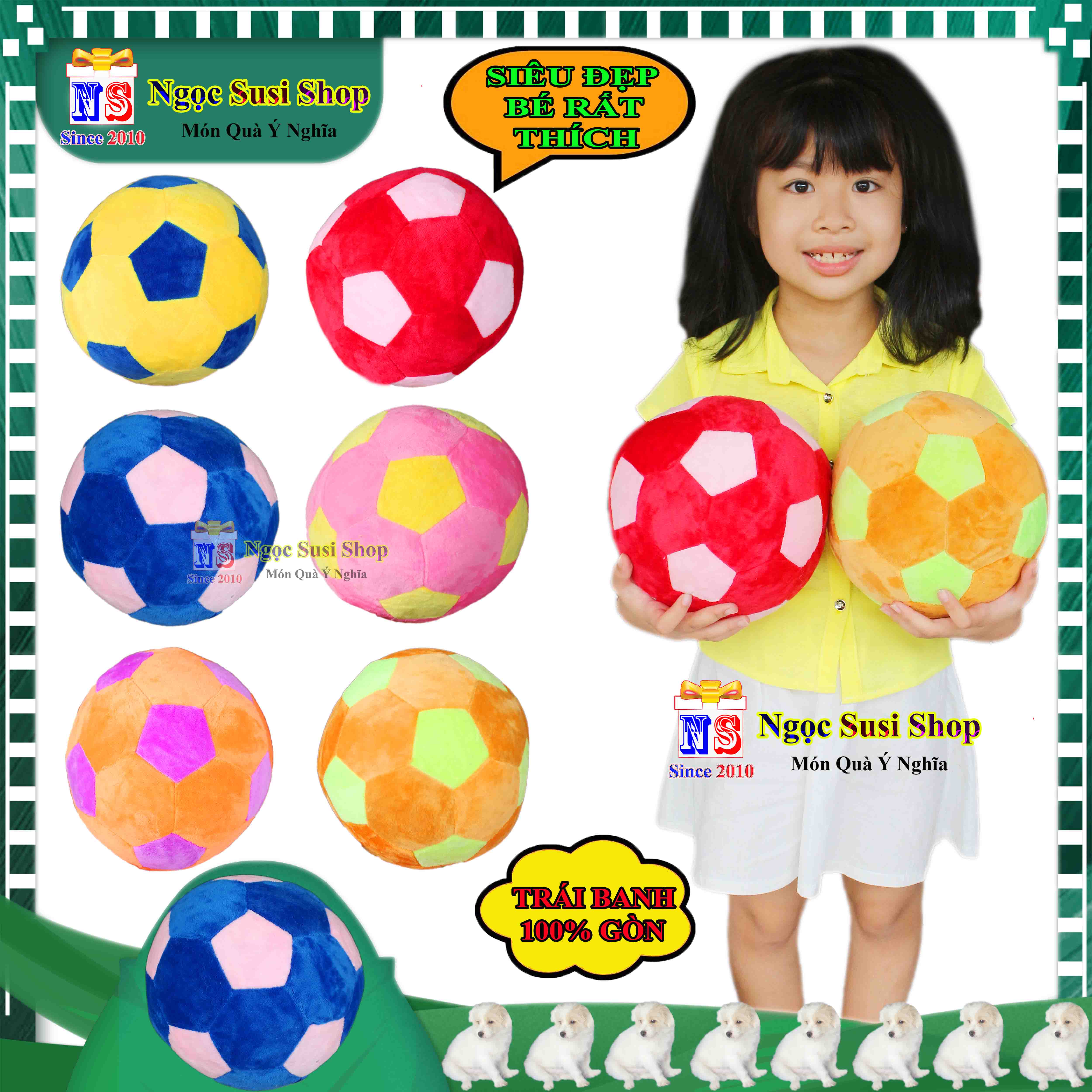 THÚ BÔNG TRÁI BANH CHO BÉ SIÊU MỀM MỊN RẤT DỄ THƯƠNG - GẤU BÔNG HÌNH TRÁI BANH