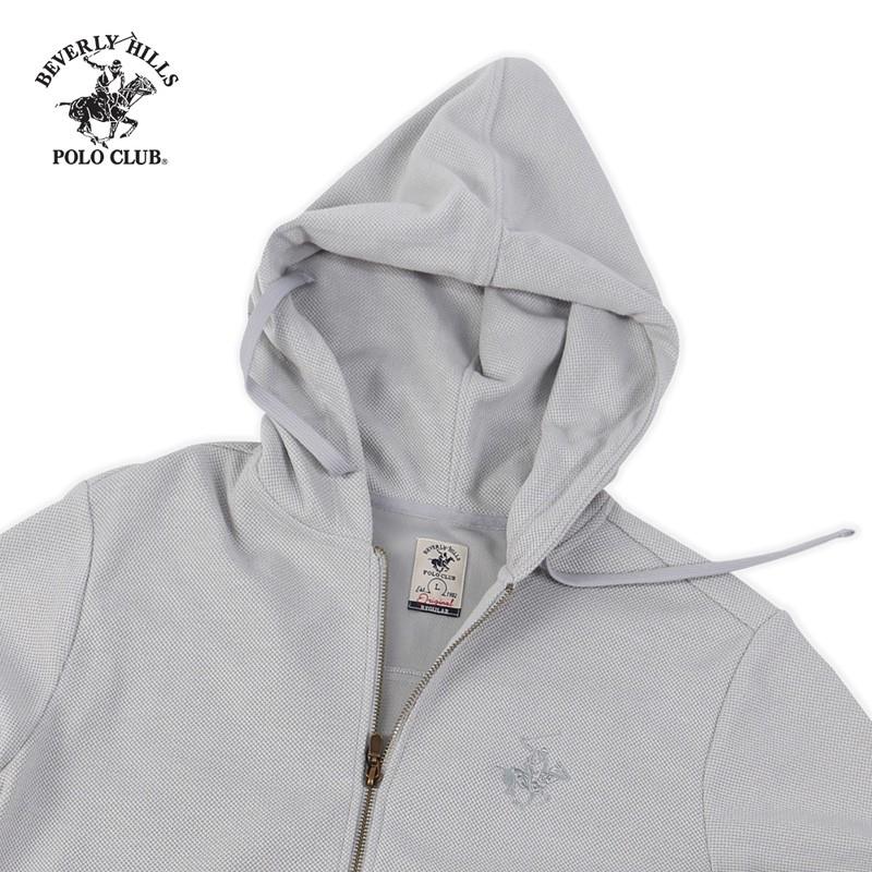 Áo Hoodie có mũ Nam Beverly Hills Polo Club Regularfit Cotton Xám HMRLS20V142