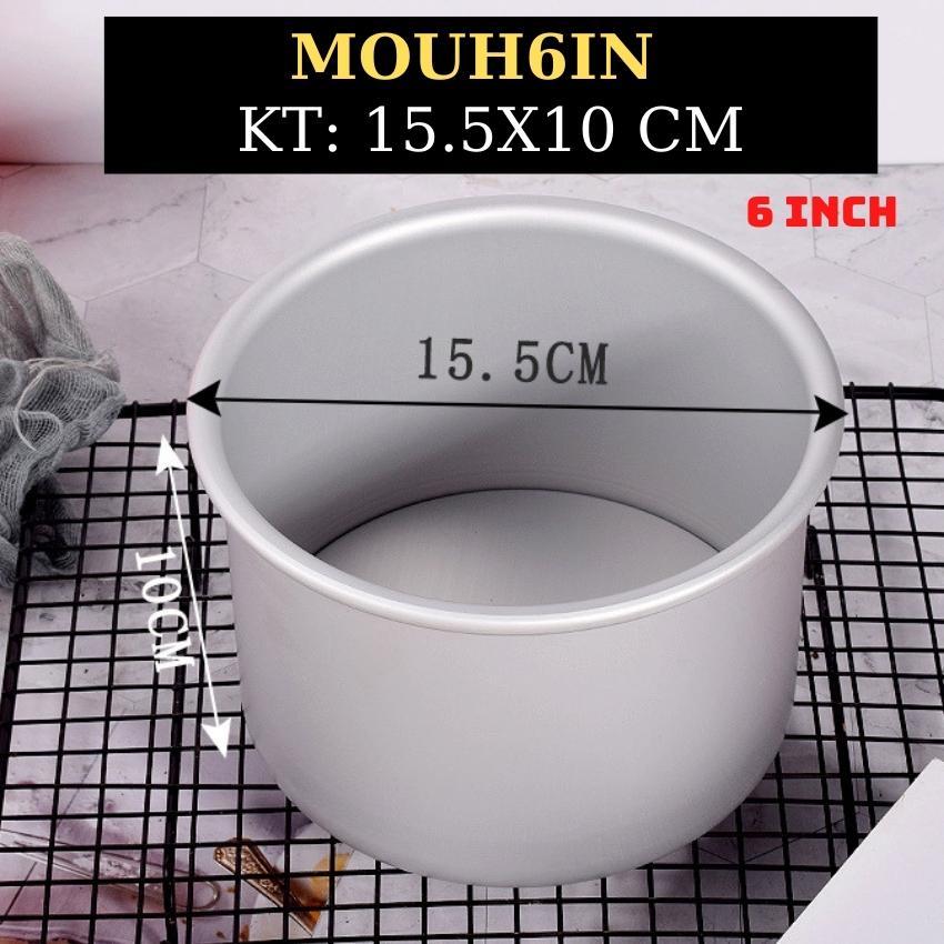 Khuôn Tròn Nhôm ĐÁY CAO 10 CM Nướng Bánh Bông Lan Gato Sinh Nhật