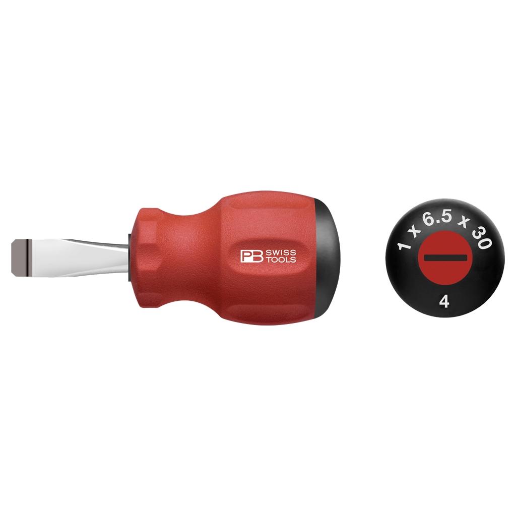 Tua Vít Ngắn Đầu Dẹp 6.5 Mm Swissgrip Stubby Pb Swiss Tools Pb 8135.4-30 - Hàng Chính Hãng 100% từ Đức