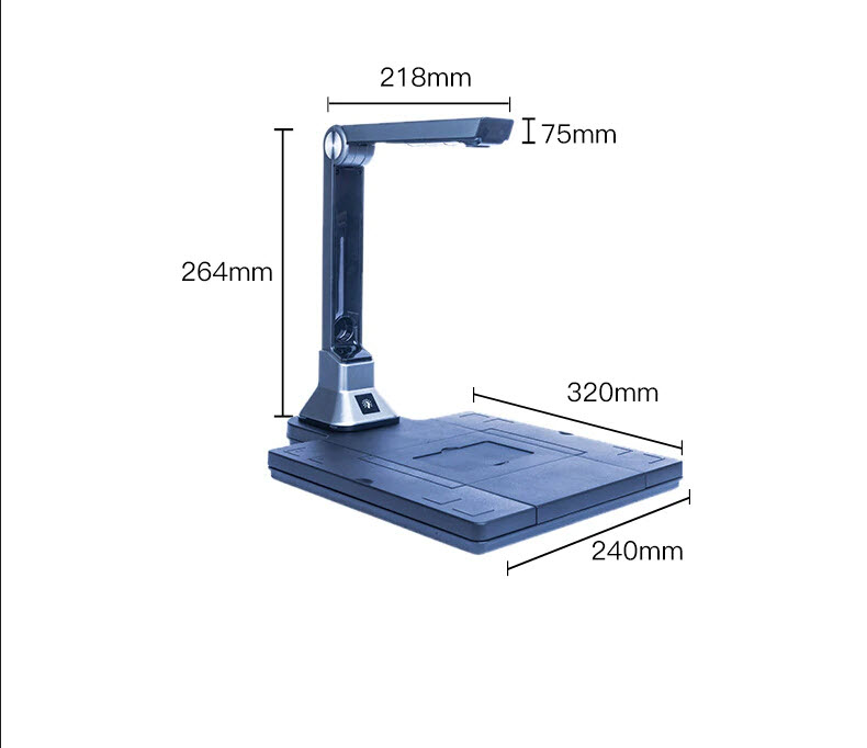 ROGTZ - Máy Scan Màu Di Động Thông Minh K1000 Tốc độ quét nhanh Cảm biến CMOS 10 Độ phân giải 3762*2856 Dải đèn LED Quét A4 3D Nhiều định dạng scan Tự động lấy nét Chỉnh cân bằng trắng Lưu trữ đa định dạng file Kết nối dễ dàng USB - Hàng Chính Hãng