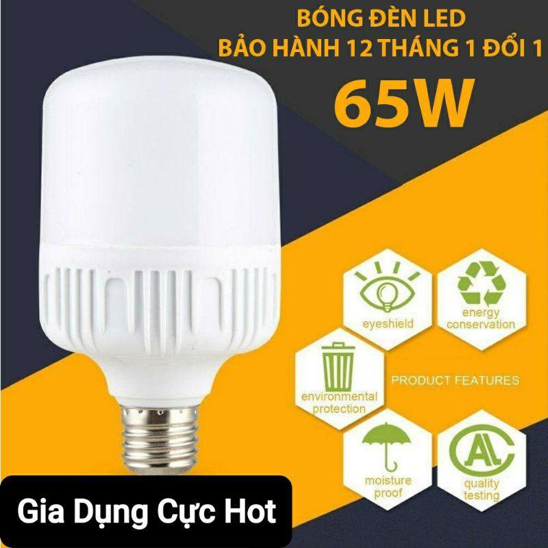 BÓNG ĐÈN LED 65W ĐUÔI XOÁY - TRỤ TIẾT KIỆM ĐIỆN NĂNG