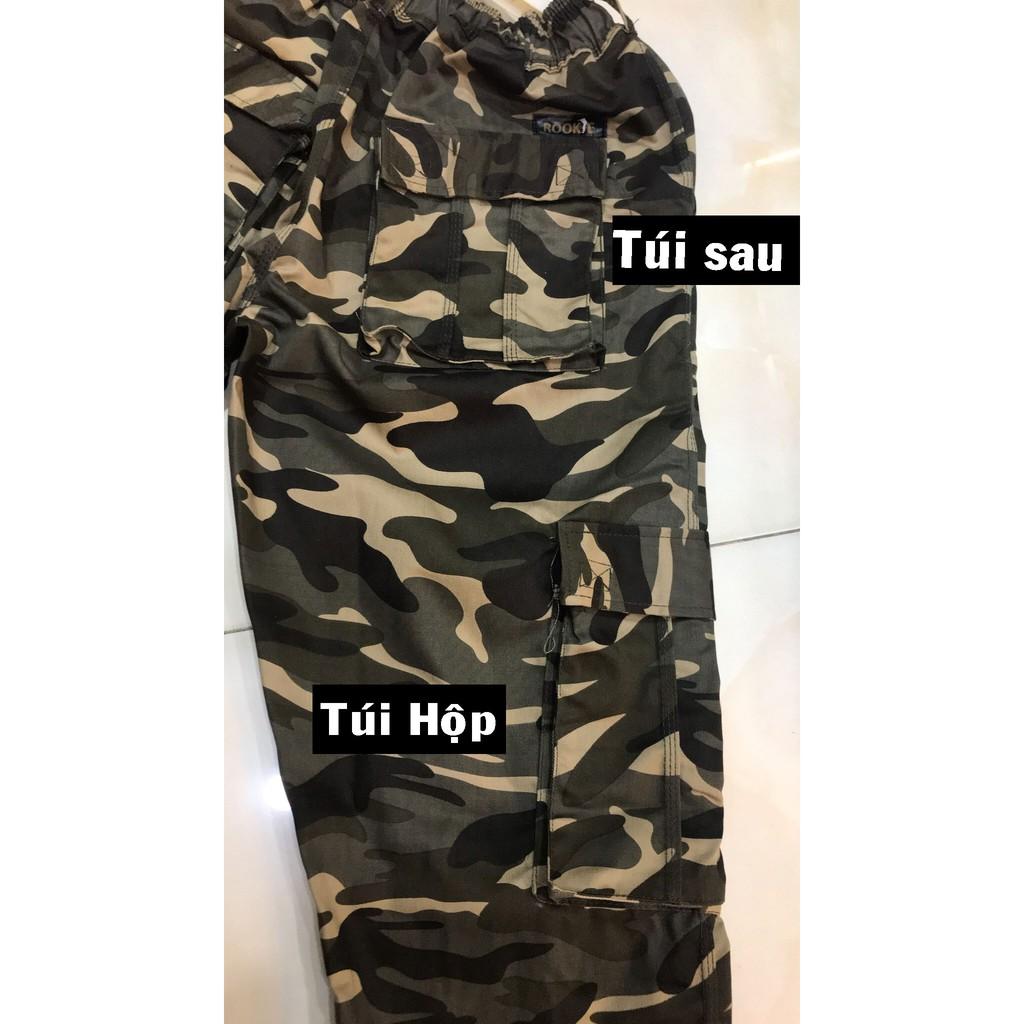 Quần Lính Jogger Túi Hộp Vải Kaki dày dặn - Đi học đi phượt du lịch dã ngoại