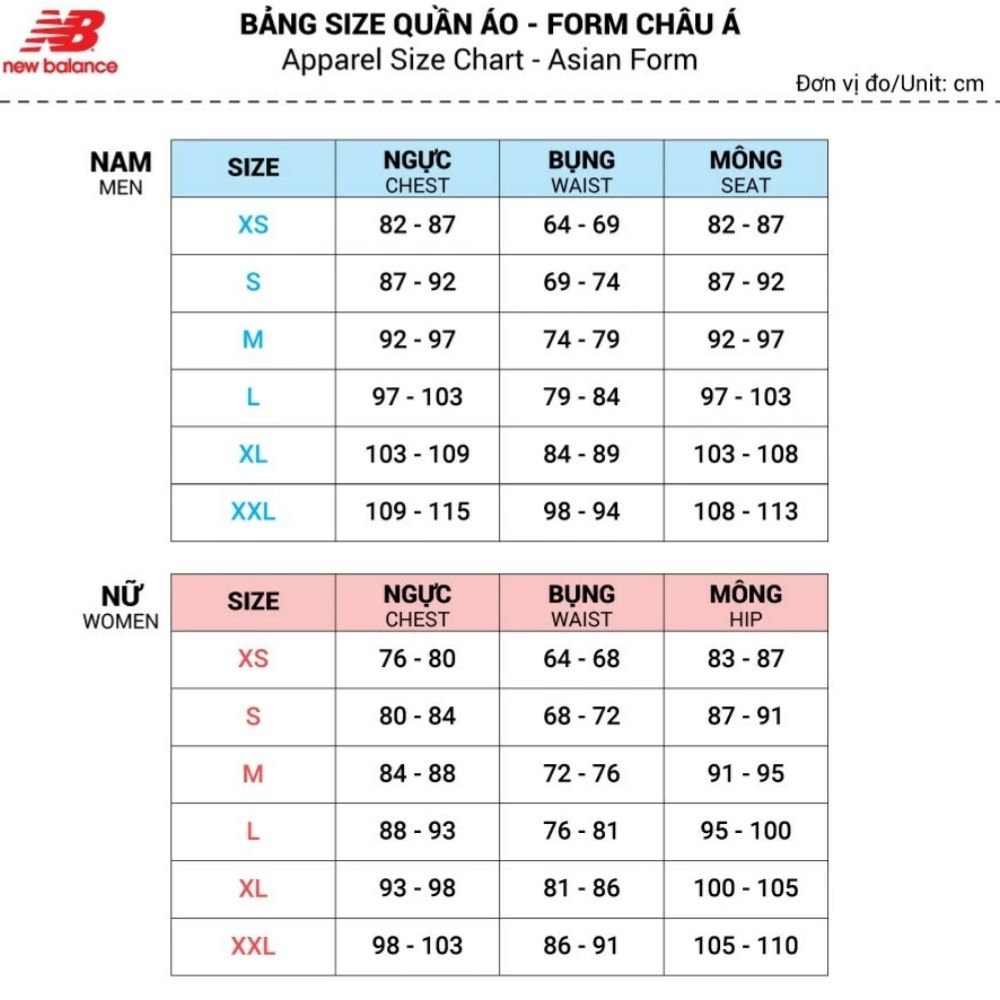 Áo thun chạy bộ Nữ New Balance - AWT11278 (form châu Á)