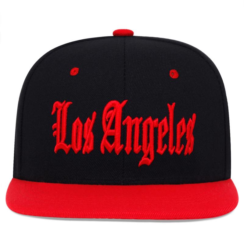 Los Angeles Hip Hop Cap Cotton Cotton Mũ Snapback cho người lớn Mũ bóng chày hoang dã Mùa hè Mũ Sun Casual Mũ xe tải Caps Color: Purple