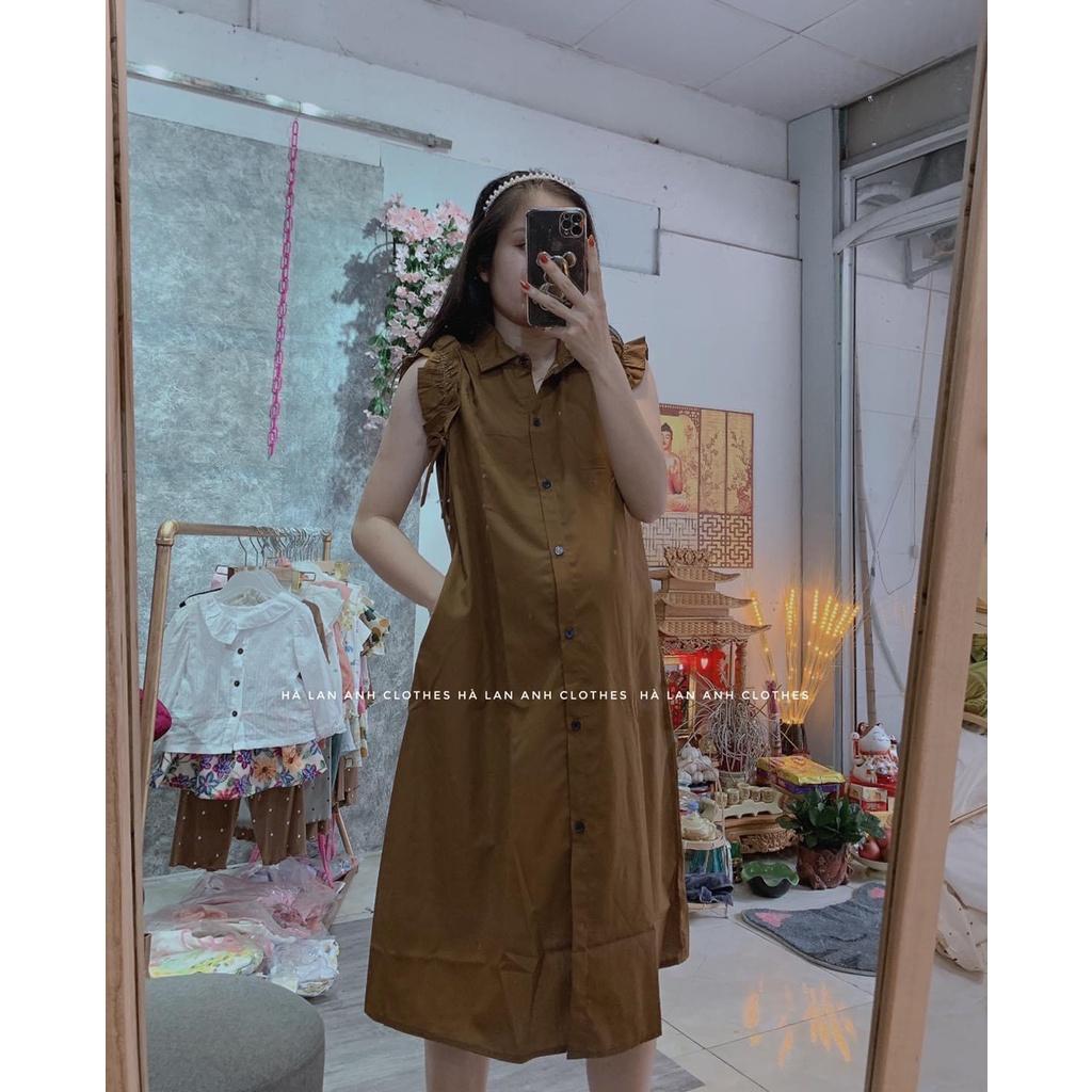 Váy bầu thiết kế thời trang M3 đầm bâu suông mùa hè - bauxinh