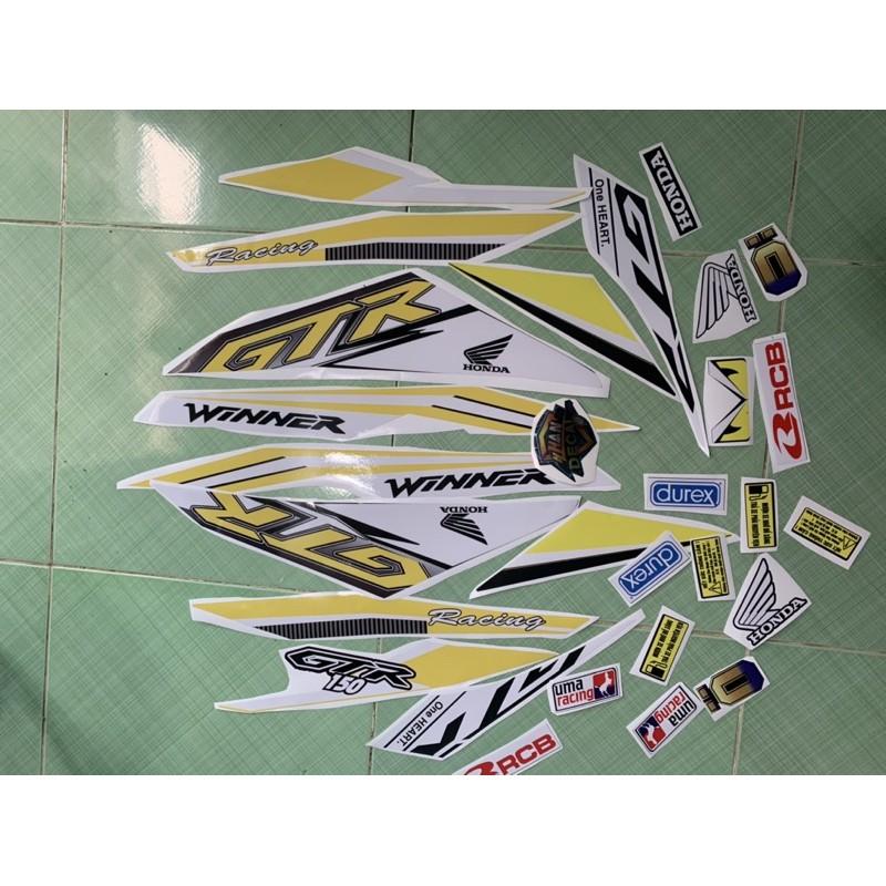 Tem winner 150 vàng trắng